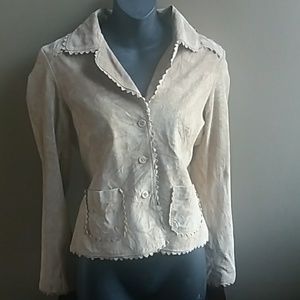 Tan suede jacket